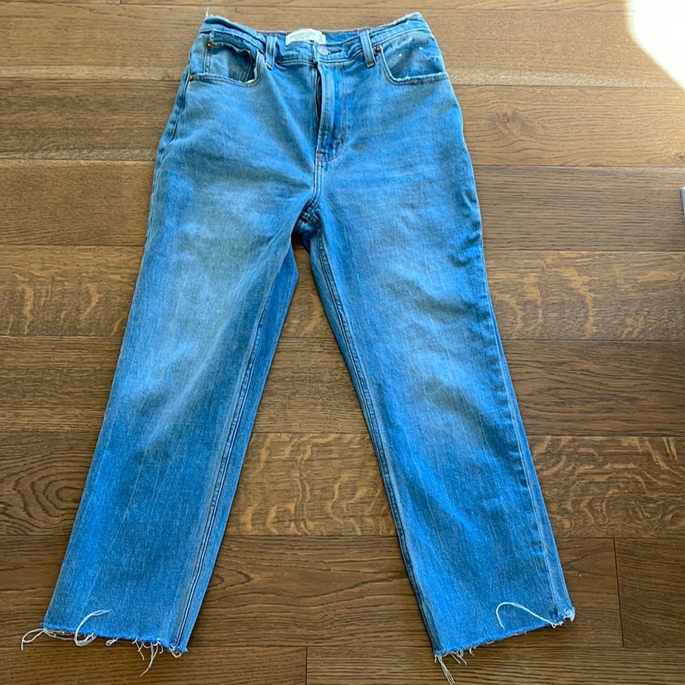 Abercrombie & Fitch Ultra High Rise Ankle Jeans